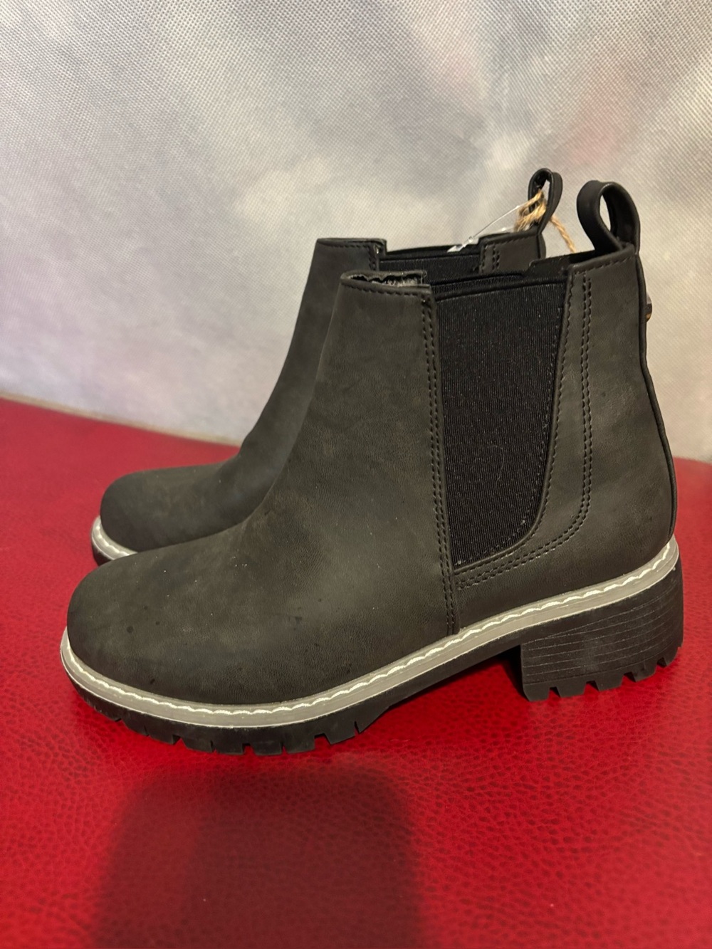 Seven7 Black Chelsea Ankle Boots - Women NWT